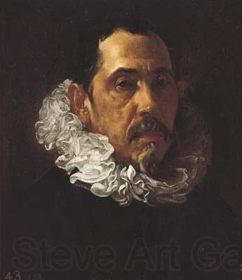 Diego Velazquez Portrait d'homme Portant barbiche (Francisco Pacheco) (df02) Norge oil painting art